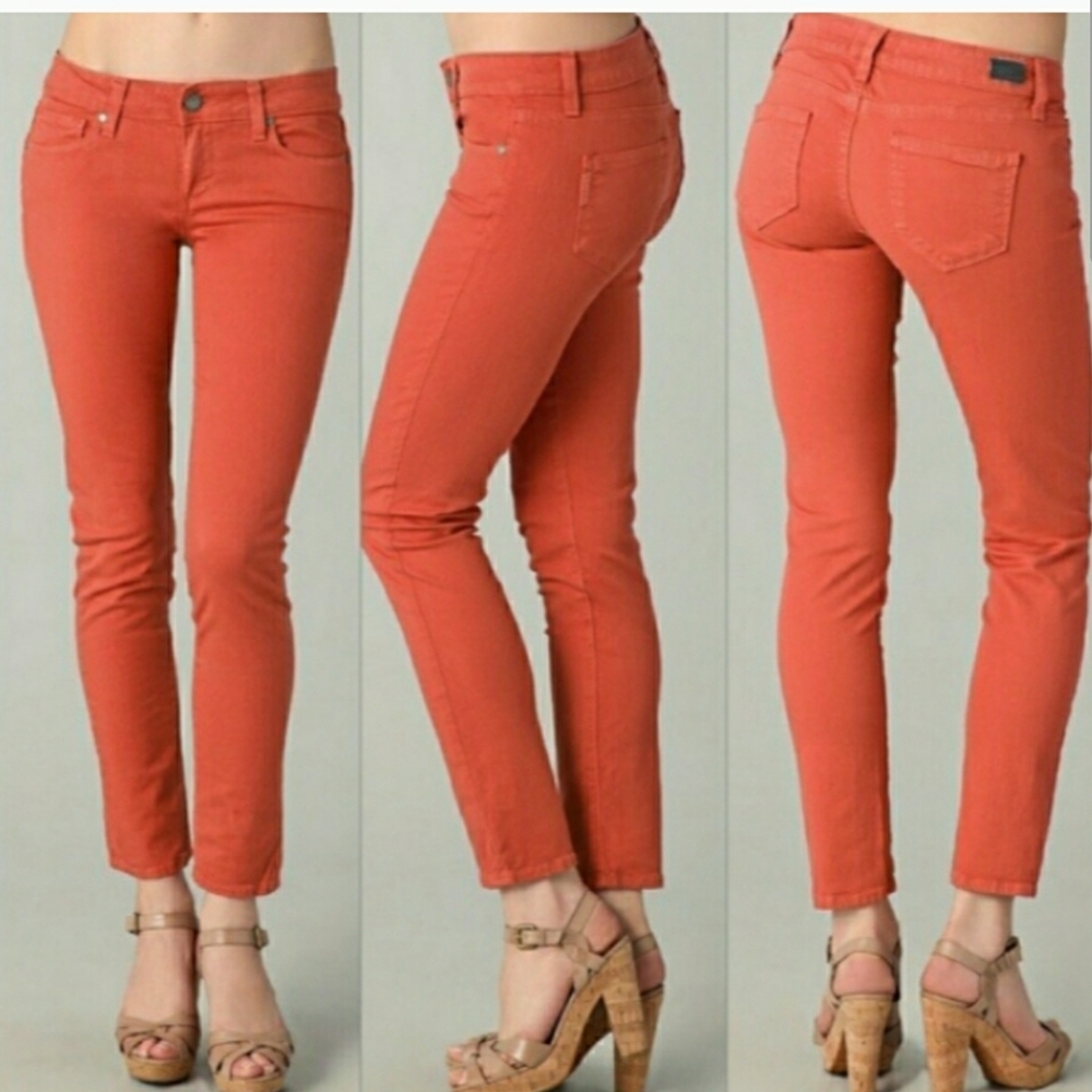 Paige Skyline Ankle Peg Skinny Jeans